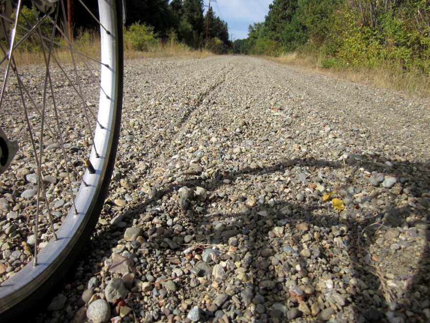 The John Wayne Pioneer Trail in the upper Yakima River canyon.