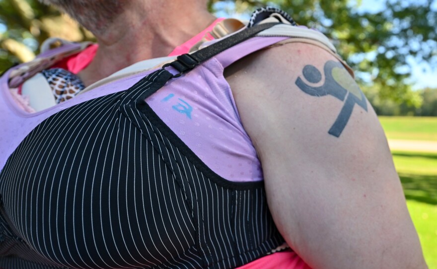 Each bra is numbered in order of how to put them on.