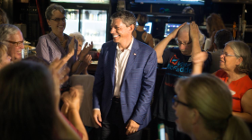Democratic Congressional Candidate David Holden with some of his supporters