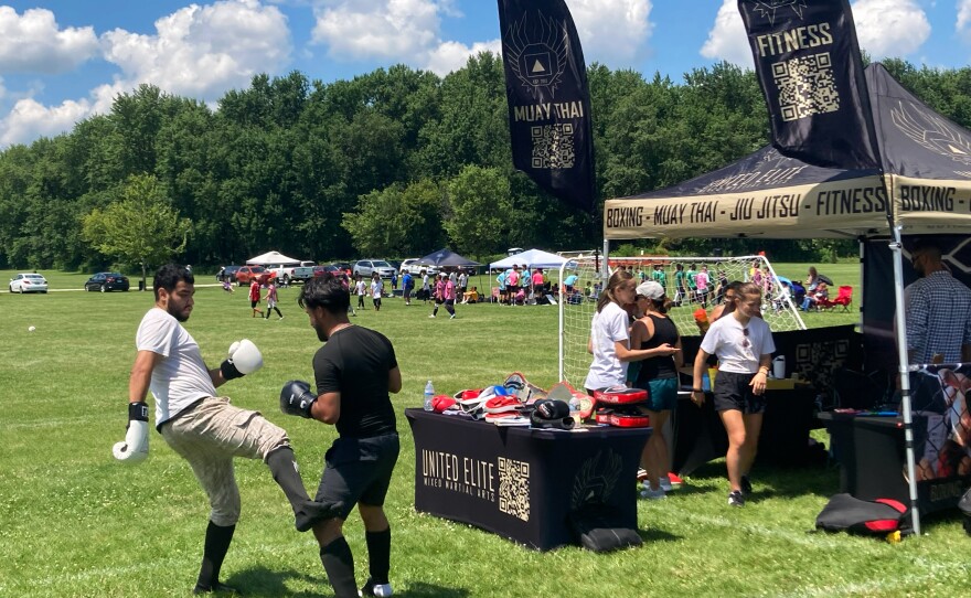 The day included an adult soccer tournament, free kid's clinic led by DeKalb County United, live performances and information about community resources.