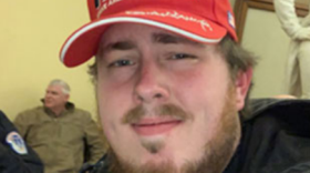Prosecutors allege Jerry Ryals, 27, of Fort Gibson posted this photo to social media from inside the U.S. Capitol during the insurrection on Jan. 6, 2021.