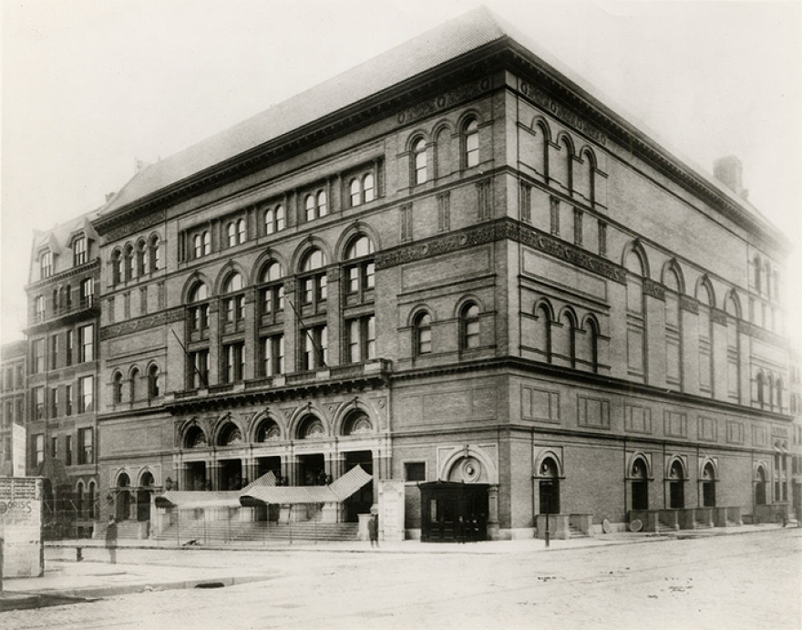 Undated photo of Carnegie Hall 