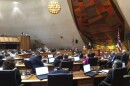 File - The Hawaiʻi House of Representatives convenes on the last day of the 2023 legislative session in Honolulu on Thursday, May 4, 2023.
