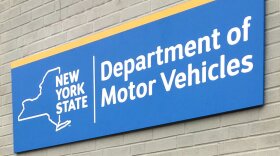 A New York State Department of Motor Vehicles sign