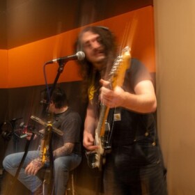 The Boneyard House Band - in the studio at the downtown Chattanooga Public Library.