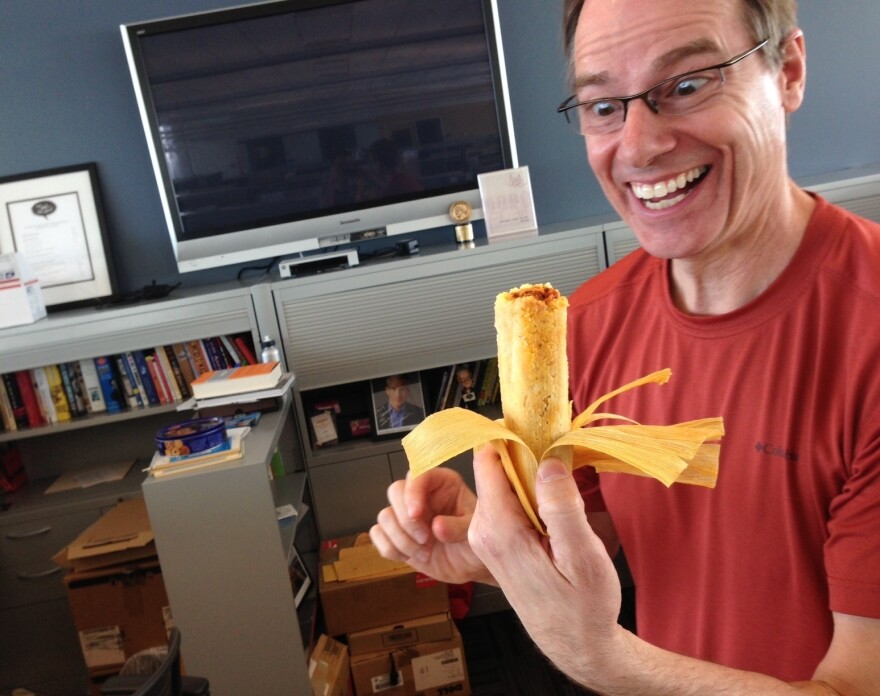 Tamales are a lot like bananas, except better because they're tamales.