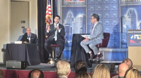 Michigan U.S. Senate candidate Abdul El-Sayed, a Democrat, speaks at the Detroit Economic Club forum on October 20, 2026