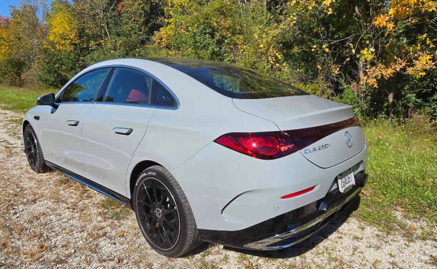 2027 Mercedes-Benz CLA 250+ left rear