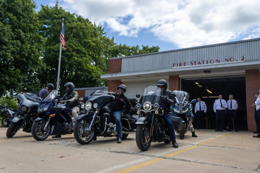 Michigan U.S. Sen. Gary Peters (D-Bloomfield Township) stopped at Bay City's Fire Station No. 2 during his final motorcycle tour around Michigan. In February, the senator helped secure nearly $1 million in aid to clean up PFAS chemicals that contaminated the area in 2020.