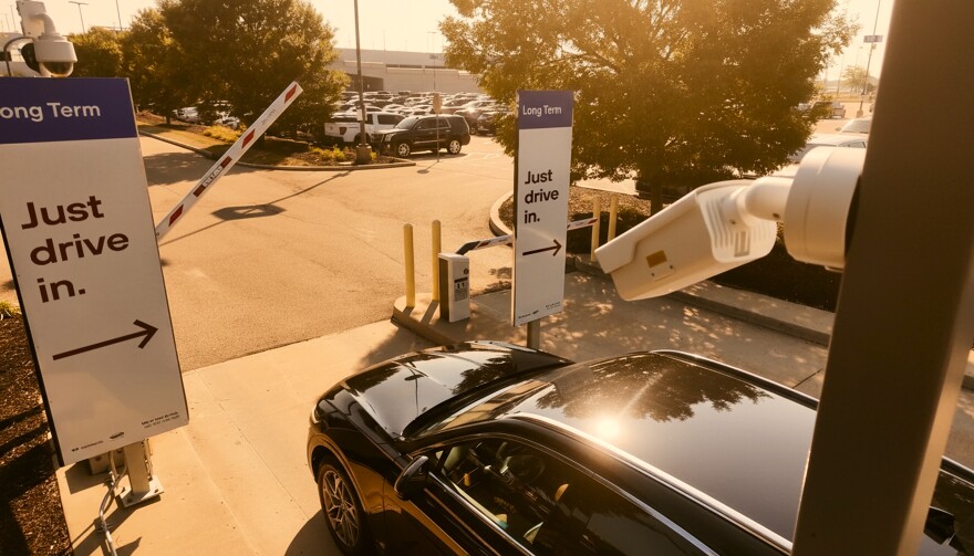 Metropolis AI technology at work at a parking garage.