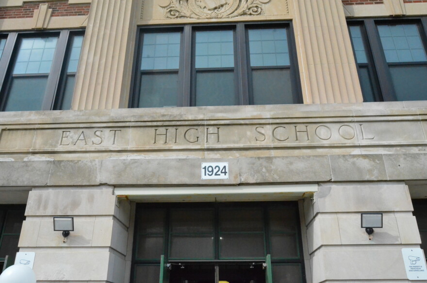 East High School sits at 1924 Van Brunt Blvd. in Kansas City, where it's served students for a century.