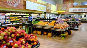 Fresh produce is seen at the Alaska Commercial Company grocery store in Bethel on Oct 15, 2025.
