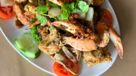 Vietnamese style crabs at TD Seafood & Pho House