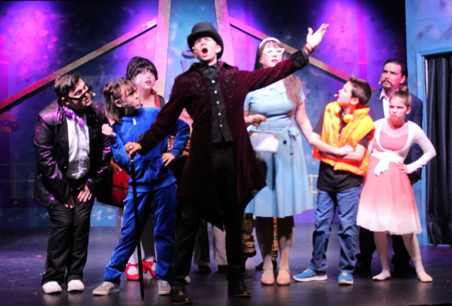 Scene from 'Charlie and the Chocolate Factory'