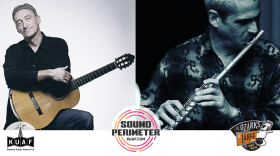 Miroslav Tadic, guitarist and composer; and Ricardo Benitez, flutist and composer