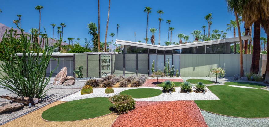 Chris Menrad's home in Palm Springs.