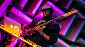 Indianapolis Musician Brandon Meeks plays bass in a number of jazz combos, is part of the group Native Sun and teaches jazz performance at University of Indianapolis.