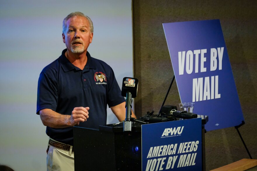 Russ Franklin, a veteran postal worker and president of Salt Lake City Area Local 6 of the American Postal Workers Union, urged Utah voters to have confidence in the state’s vote-by-mail system, the same day, May 28, 2026, that television ads began running to promote mail-in voting.