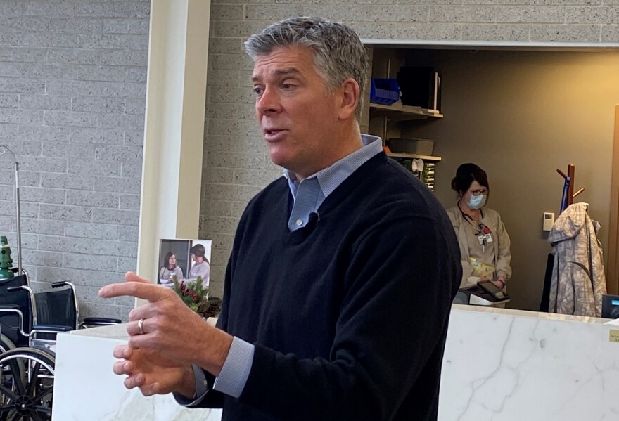 U.S. Rep. Darin LaHood said Russia is provoking the U.S. because of the Biden administration's troop withdrawal from Afghanistan. 