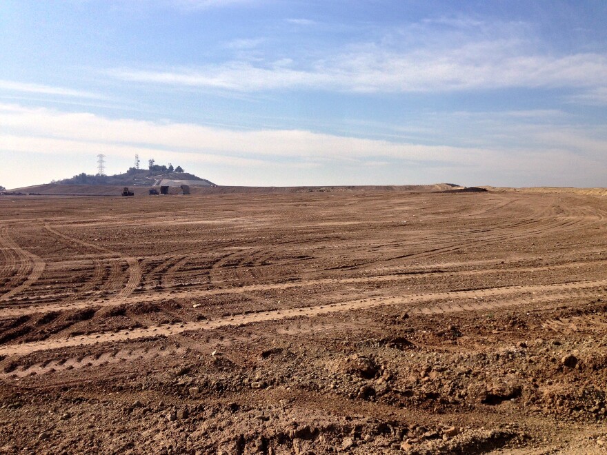 Much of the Puente Hills Landfill is closed and now covered with top soil to seal in the trash.
