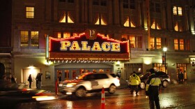 A view from outside the Palace Theater in Waterbury, Connecticut in January 2013.