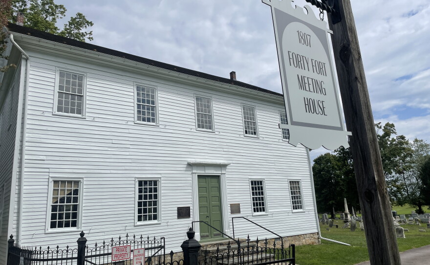 The Forty Fort Meeting House will be open to the public for the event Saturday. It was the first church built in Northeast Pennsylvania.