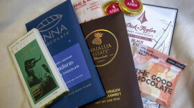 Thinking about a gift to give your valentine? There's always chocolate. But you might not know about techniques you can use to uncover different chocolates' unique traits. (Robin Lubbock/WBUR)