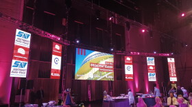 An event was held to announce the 2022-2023 Broadway season at the Juanita K. Hammons Hall for the Performing Arts