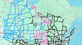 Travel not advised for roads colored black, other roads still impacted by snow