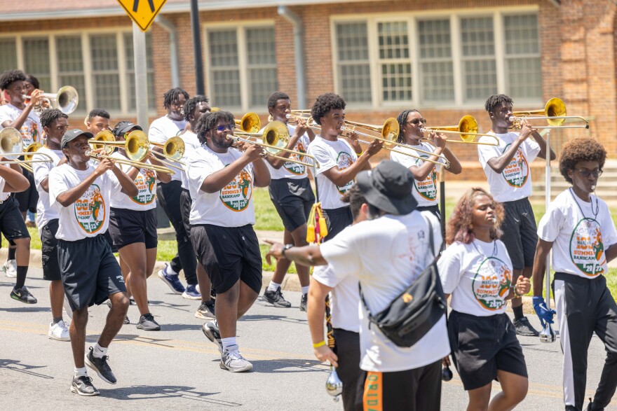 The weeklong training event brought hundreds of young musicians together as they strut through FAMU's campus on Thursday, July 13, 2023.