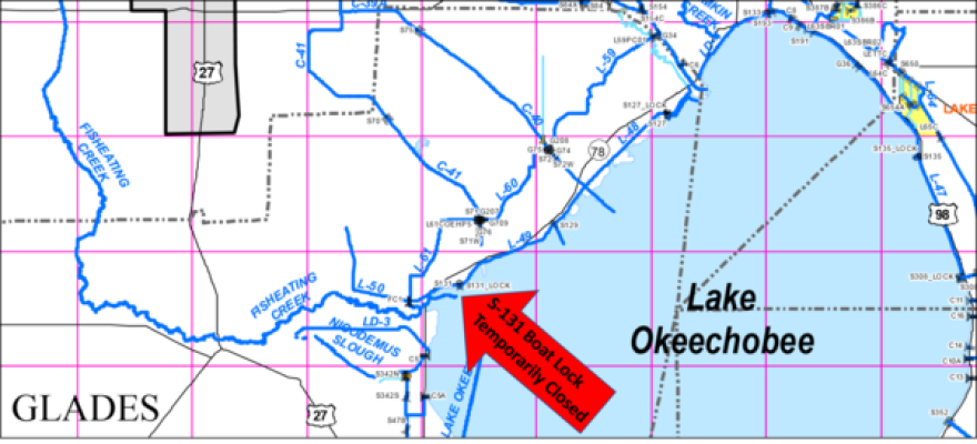 The boat lock is expected to re-open on Friday, February 3