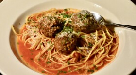 Spaghetti and meatballs at Ragazza.
