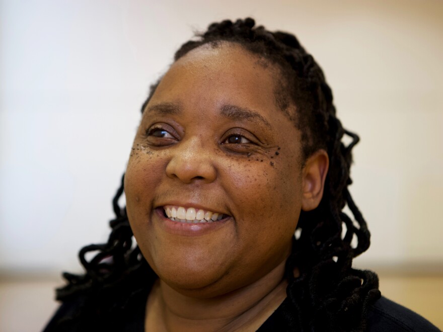 Paula Allen teaches soul line dancing classes twice a week at the Turkey Thicket Recreation Center in D.C.'s Brookland neighborhood.