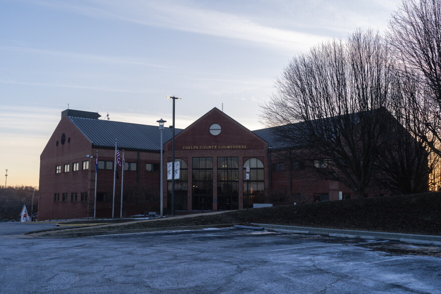 The Phelps County Courthouse on Saturday, Jan. 20, 2024, in Rolla.