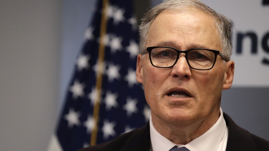 Washington state Gov. Jay Inslee, pictured in March, made climate change at the center of his presidential campaign earlier this year.
