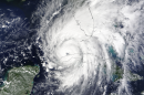 Satellite view of Hurricane Ian