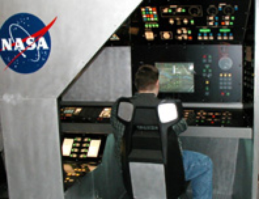 Union Station management says to expect more exhibits like this NASA space flight simulator.