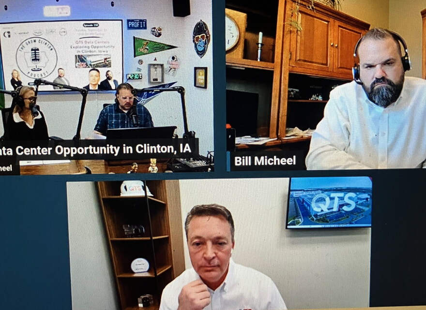 QTS officials Travis Wright and Bill Micheel were interviewed on the Grow Clinton podcast Tuesday, Sept. 1, 2026.