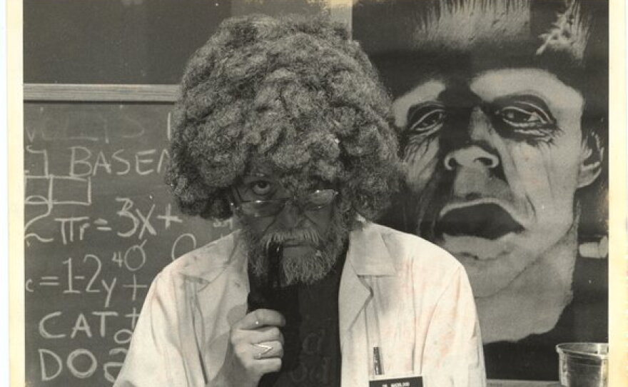 Photos of cast members from the set of Dr. Madblood