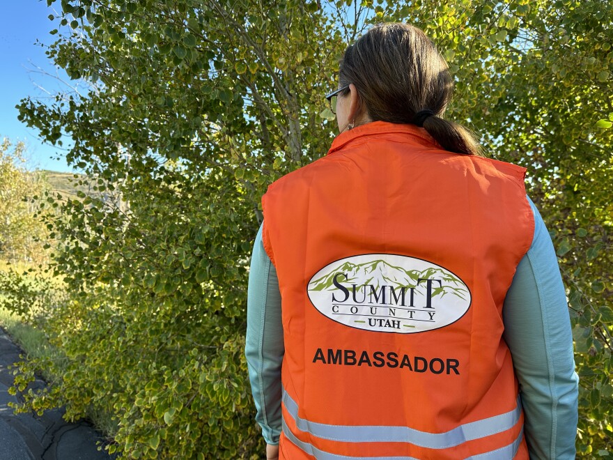 910 ambassadors will wear vests and be provided with safety equipment and training from Summit County.