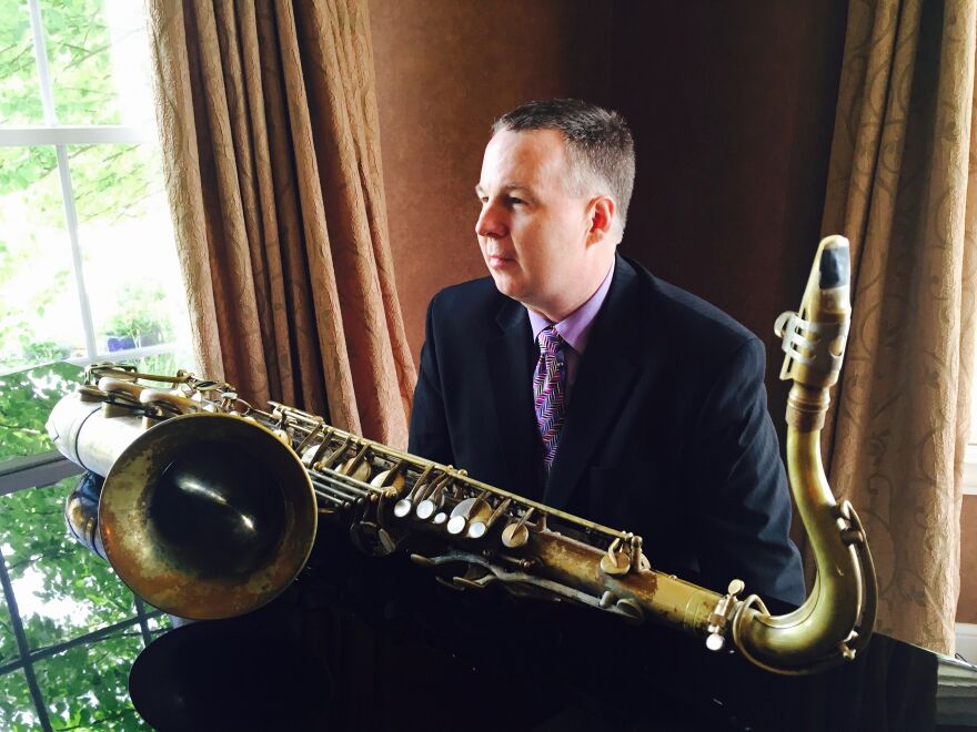 Harry Allen plays in Hart, MI, April 11, 2025, heard tonight on Jazz From Blue Lake
