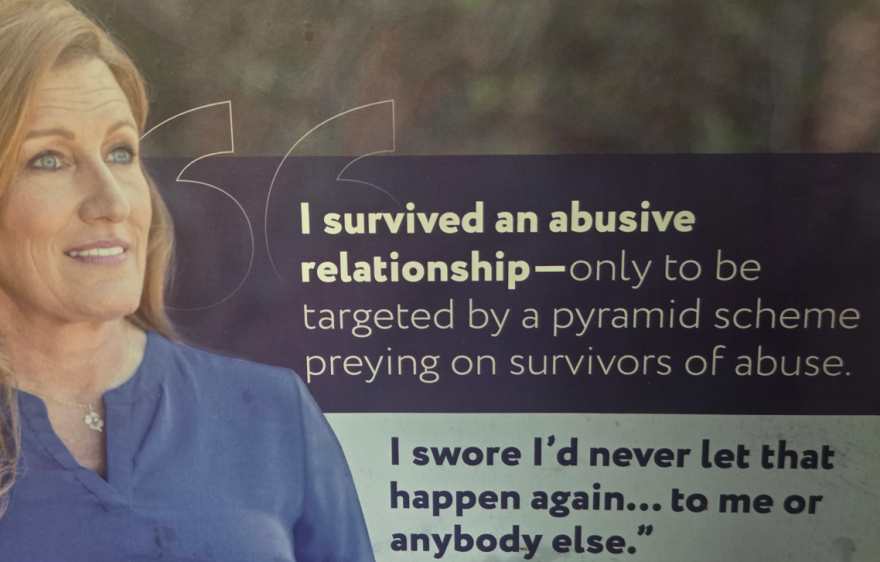 Campaign mailer with text and photo