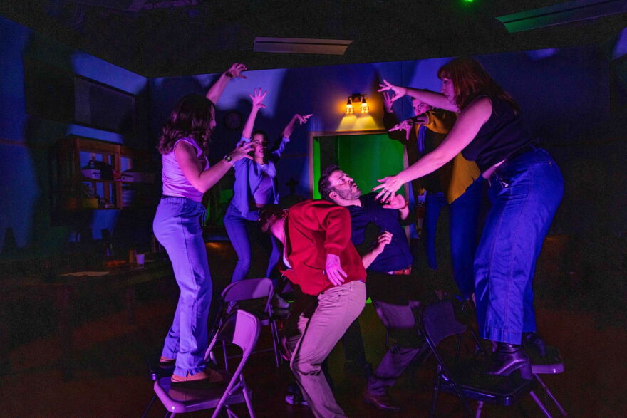 The Wilbury Theatre’s “Octet” is a chamber choir musical that explores the damaging effects of technology on our lives and relationships.