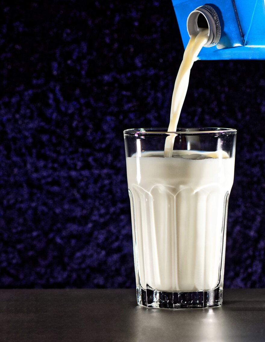 Glass of milk