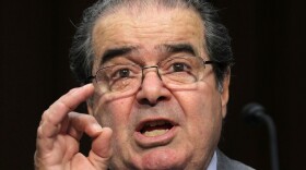 Justice Antonin Scalia testifies before the Senate Judiciary Committee on Oct. 5, 2011.