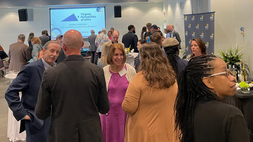 VA Humanities at WHRO grant reception
