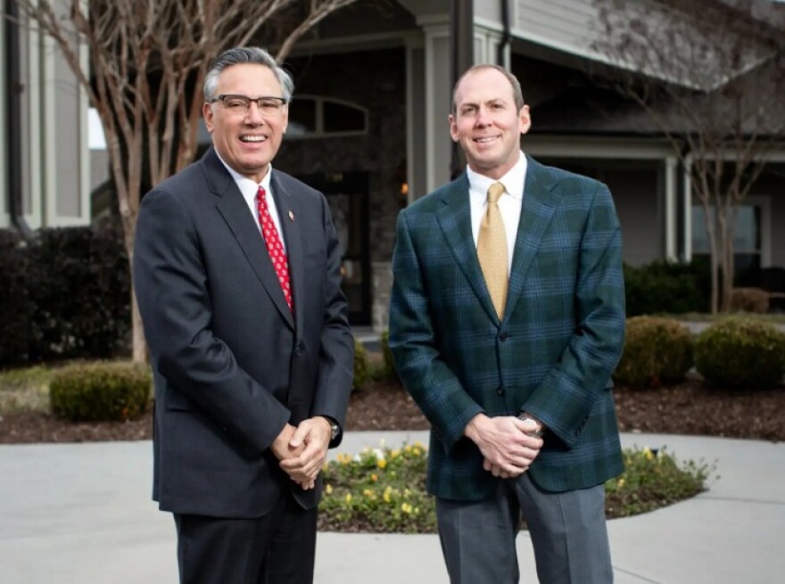 Greg Vital, at left - and Franklin Farrow, at right - the cofounders of Morning Pointe.