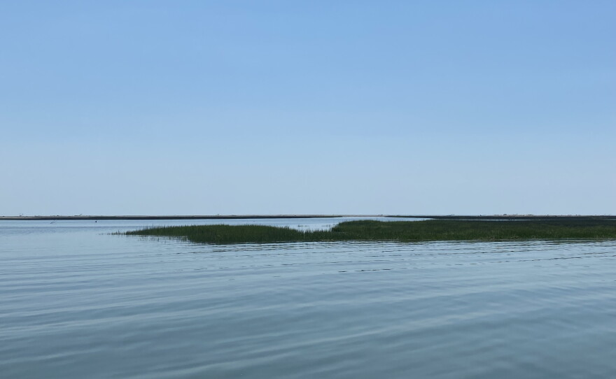 Bay waters off the Eastern Shore seen in 2022.