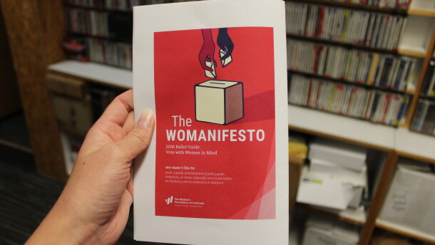 A printed version of the Women’s Foundation of Colorado’s 2026 Womanifesto contains positions on 10 measures on the state’s midterm ballot.