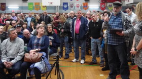 Barry Duckworth of Sherrills Ford spoke during a public meeting Thursday about coal ash at Duke Energy's Marshall Steam Station on Lake Norman. 